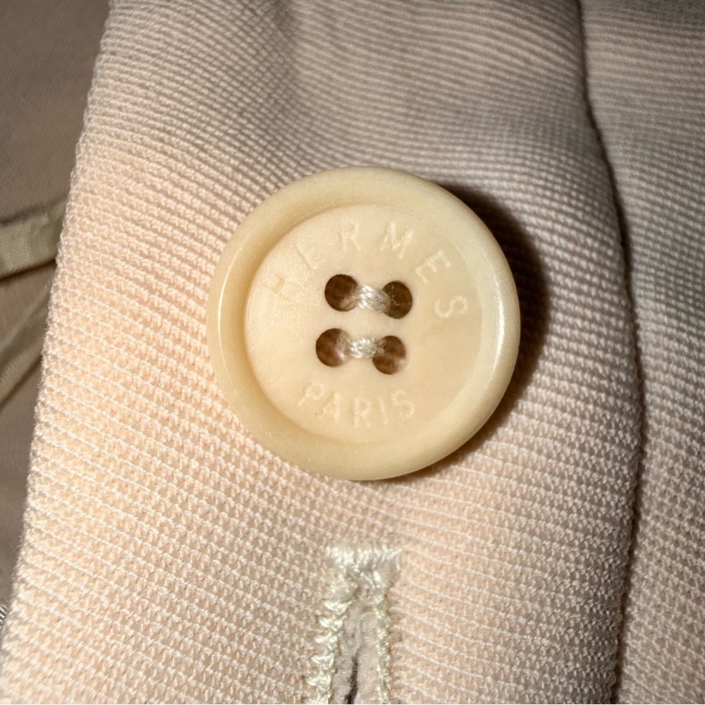 Hermes Vintage Women's Cream Dress Pants Wool Quiet Luxury Old Money - Picture 7 of 16